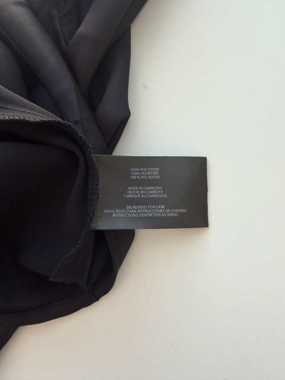 Express Womens Black Satin Short Sleeve Blouse Large - Picture 6 of 8